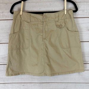 White Stag Khaki Stretch Skort, Size 6